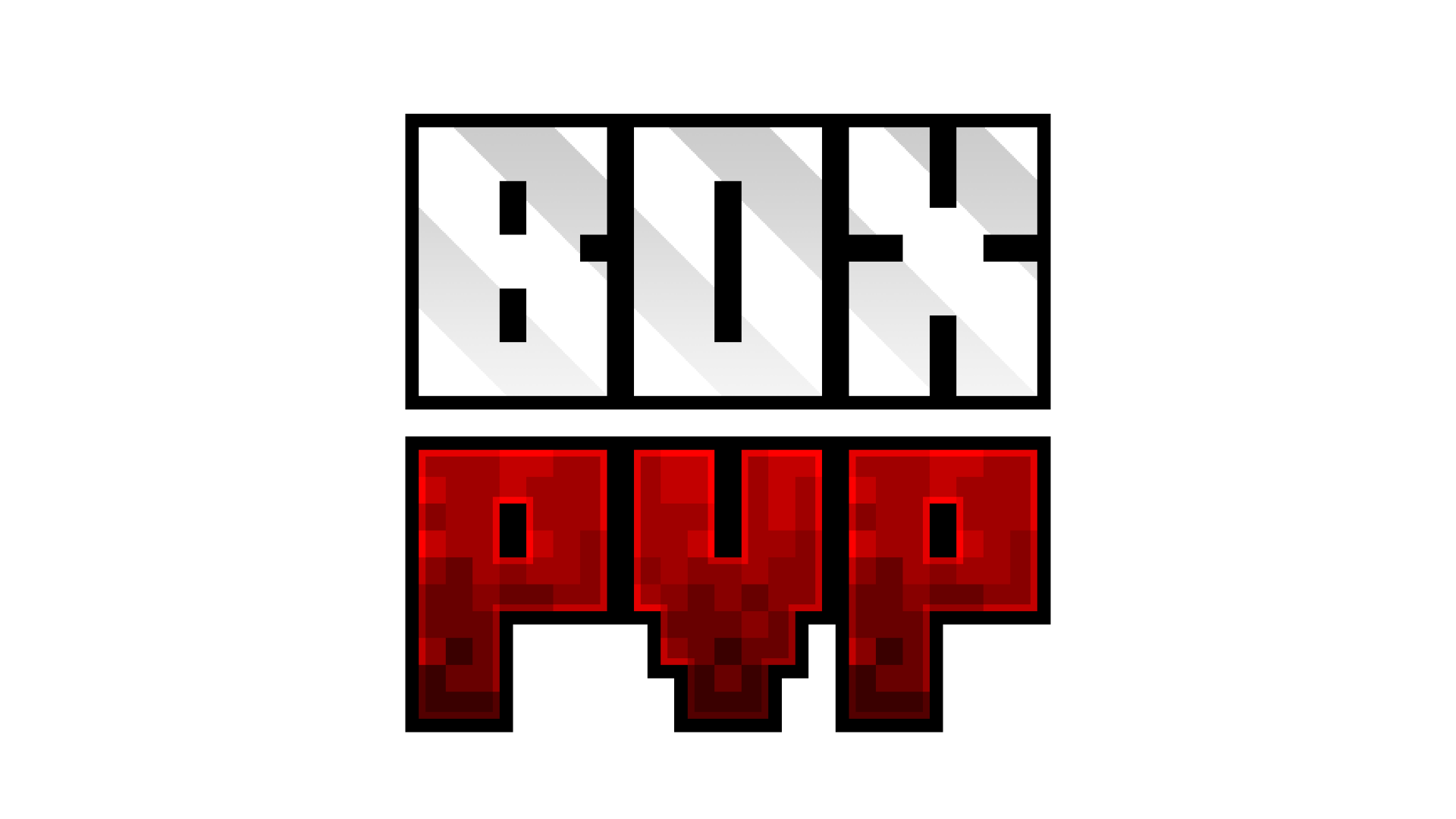 Logo trybu BoxPvP ze skrzyżowanymi mieczami